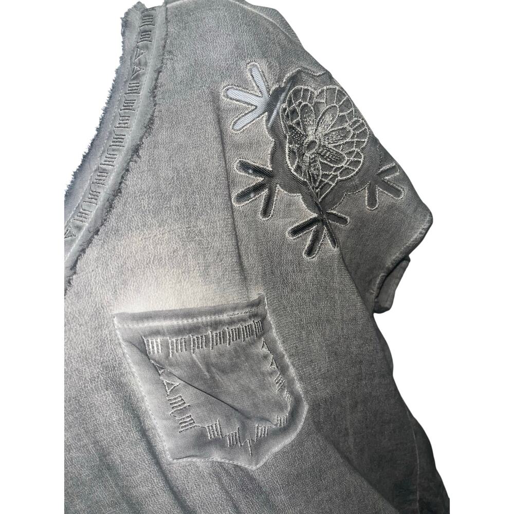 NWOT Pol Gray top size sm-XL - Picture 2 of 6